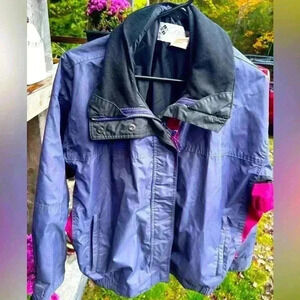 COLUMBIA Vintage Bugaboo Ski Jacket Womens Size M Colorblock RETRO Y2K